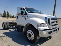 Salvage trucks for sale at Rancho Cucamonga, CA auction: 2009 Ford F750 Super Duty