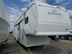 Salvage trucks for sale at Woodhaven, MI auction: 2002 Alla Travel Trailer