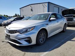 Salvage cars for sale from Copart Vallejo, CA: 2020 KIA Optima LX