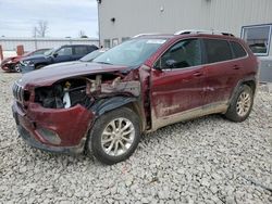 Salvage cars for sale from Copart Appleton, WI: 2019 Jeep Cherokee Latitude