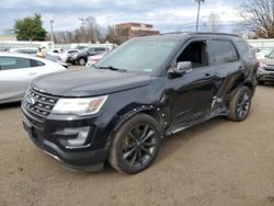 Salvage cars for sale at New Britain, CT auction: 2017 Ford Explorer XLT