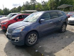 Salvage cars for sale from Copart Savannah, GA: 2014 Chevrolet Traverse LT