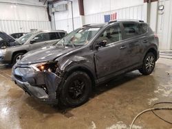 Salvage cars for sale at Franklin, WI auction: 2017 Toyota Rav4 LE