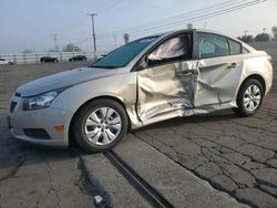 Chevrolet Cruze LS salvage cars for sale: 2013 Chevrolet Cruze LS