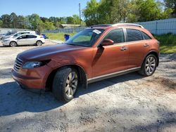 Salvage cars for sale from Copart Fairburn, GA: 2007 Infiniti FX35