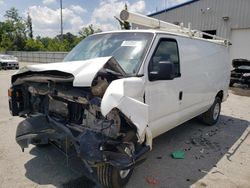 Salvage cars for sale from Copart Savannah, GA: 2013 Ford Econoline E250 Van