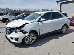 Salvage cars for sale at Duryea, PA auction: 2018 Chevrolet Equinox Premier