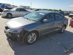 Salvage cars for sale at Grand Prairie, TX auction: 2019 Hyundai Elantra SEL