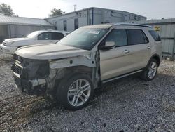 Salvage cars for sale at Prairie Grove, AR auction: 2017 Ford Explorer Limited