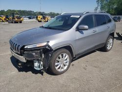 Salvage cars for sale at Dunn, NC auction: 2014 Jeep Cherokee Limited