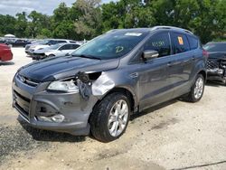 Salvage cars for sale at Ocala, FL auction: 2014 Ford Escape Titanium