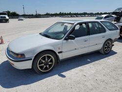 Honda Accord salvage cars for sale: 1991 Honda Accord EX