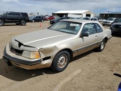 Salvage cars for sale at Brighton, CO auction: 1988 Ford Thunderbird