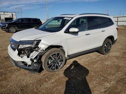 Salvage cars for sale at Bismarck, ND auction: 2022 Honda Pilot Touring