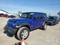 Salvage cars for sale at Pekin, IL auction: 2019 Jeep Wrangler Unlimited Sport