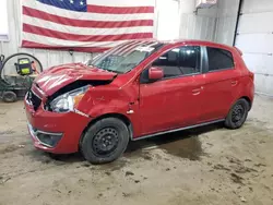 Salvage cars for sale at Lyman, ME auction: 2017 Mitsubishi Mirage ES