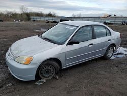 Salvage cars for sale at Columbia Station, OH auction: 2001 Honda Civic LX