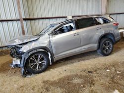 Salvage cars for sale at Houston, TX auction: 2016 Toyota Highlander XLE