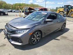 Salvage cars for sale at Windsor, NJ auction: 2017 Honda Civic SI