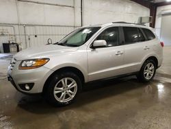 Salvage cars for sale from Copart Avon, MN: 2011 Hyundai Santa FE Limited