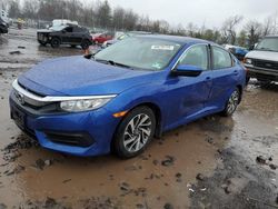 Honda salvage cars for sale: 2018 Honda Civic EX