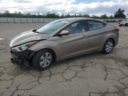 Salvage cars for sale from Copart Fresno, CA: 2016 Hyundai Elantra SE
