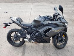 Buy Salvage Motorcycles For Sale now at auction: 2023 Kawasaki EX650 R