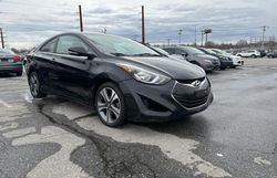 Salvage cars for sale at North Billerica, MA auction: 2014 Hyundai Elantra Coupe GS