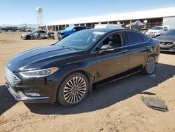 Salvage cars for sale at Phoenix, AZ auction: 2017 Ford Fusion Titanium