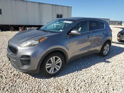 Salvage cars for sale at Temple, TX auction: 2017 KIA Sportage LX
