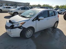 Salvage cars for sale from Copart Wilmer, TX: 2016 Nissan Versa Note S
