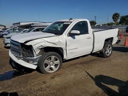 Salvage cars for sale at San Diego, CA auction: 2015 Chevrolet Silverado C1500 LT