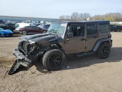Salvage cars for sale at Davison, MI auction: 2016 Jeep Wrangler Unlimited Sahara