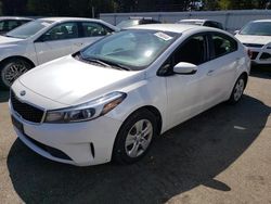 Salvage cars for sale at Arlington, WA auction: 2018 KIA Forte LX