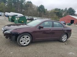 Salvage cars for sale from Copart Mendon, MA: 2011 Ford Fusion SE