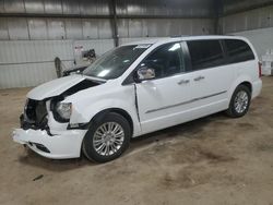 Salvage cars for sale at Des Moines, IA auction: 2016 Chrysler Town & Country Limited