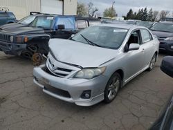 Salvage cars for sale from Copart Woodburn, OR: 2013 Toyota Corolla Base
