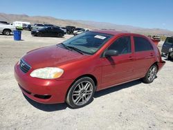 Salvage cars for sale from Copart North Las Vegas, NV: 2005 Toyota Corolla CE
