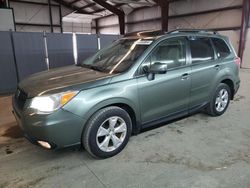 Salvage cars for sale at West Warren, MA auction: 2014 Subaru Forester 2.5I Touring