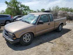 Chevrolet S10 salvage cars for sale: 2002 Chevrolet S Truck S10