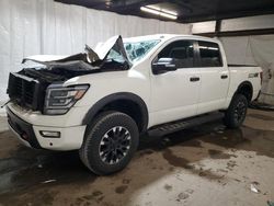 Salvage cars for sale from Copart Ebensburg, PA: 2020 Nissan Titan SV