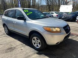 Salvage cars for sale from Copart Mendon, MA: 2009 Hyundai Santa FE GLS