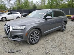 Salvage cars for sale at auction: 2018 Audi Q7 Prestige