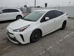 Salvage cars for sale from Copart Van Nuys, CA: 2019 Toyota Prius