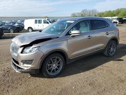 Vehiculos salvage en venta de Copart Davison, MI: 2019 Lincoln MKC Select