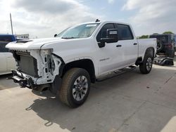 Salvage cars for sale at Grand Prairie, TX auction: 2024 Chevrolet Silverado K2500 Custom