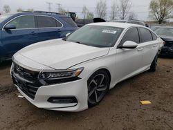 Salvage cars for sale from Copart Elgin, IL: 2018 Honda Accord Sport