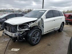 Salvage cars for sale from Copart Louisville, KY: 2019 Infiniti QX60 Luxe