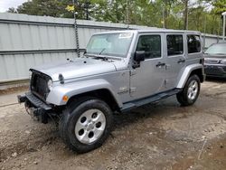 Jeep Wrangler Unlimited Sahara salvage cars for sale: 2014 Jeep Wrangler Unlimited Sahara