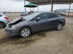 Salvage cars for sale from Copart San Diego, CA: 2015 Honda Civic LX